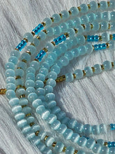 Load image into Gallery viewer, Blue Cat Eye Waist Bead
