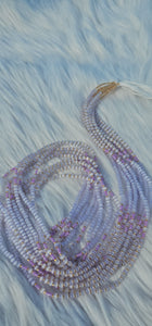 Purple Cat Eye Waist Bead