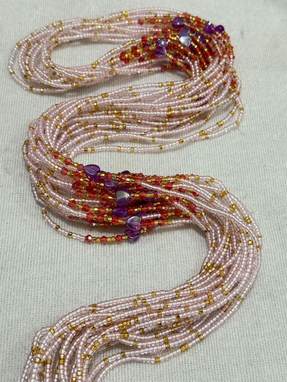 Loved with Intention Purple hearts